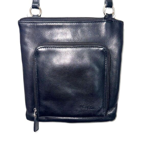 Vintage Y2K 90's Fossil Crossbody Bag - Black - Picture 3 of 9